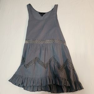 Claire Paige  Women's  Tunic  Top Sleeveless  Size S/M  Steel Blue  Bohemian